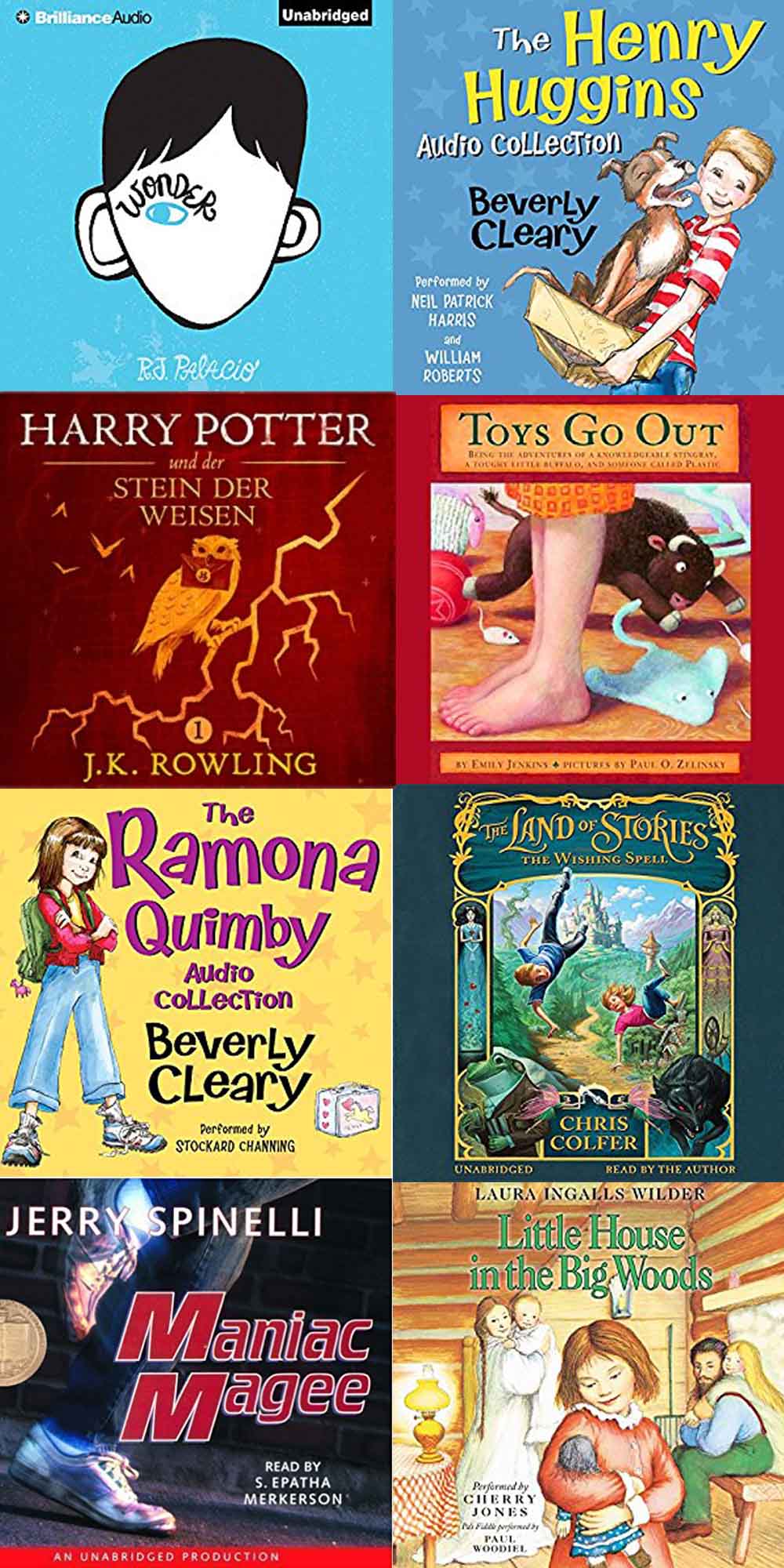 The best audiobooks for family road trips! We've rounded up our very favorite audiobooks to keep the whole family entertained on your next road trip! 