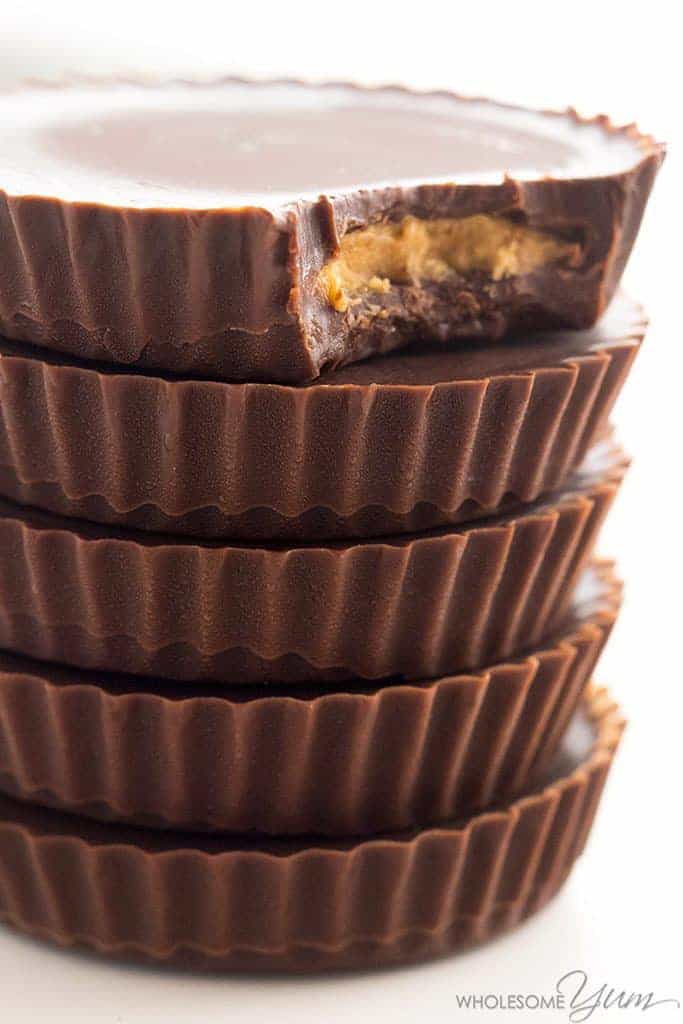 ketogenic snack foods - Sweet keto snack recipe- Sugar Free Peanut Butter Cups