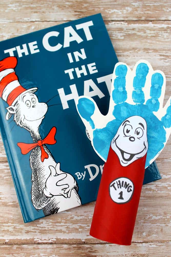 cat in the hat thing 1 and thing 2 crafts