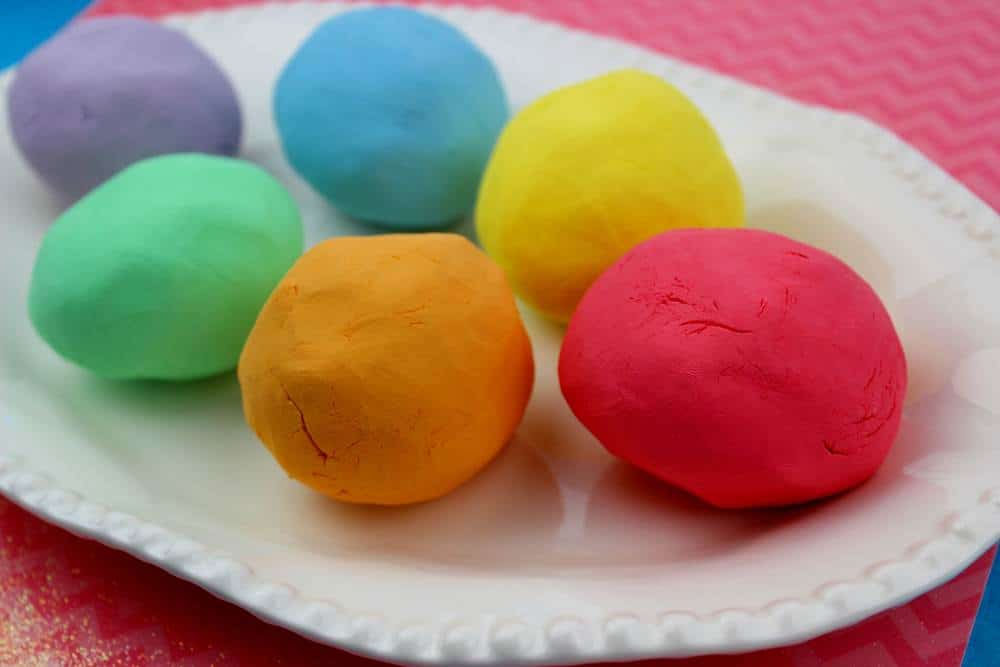 The Easiest Homemade Playdough Recipe {Lasts for Months!}