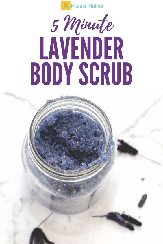 lavender sugar scrub