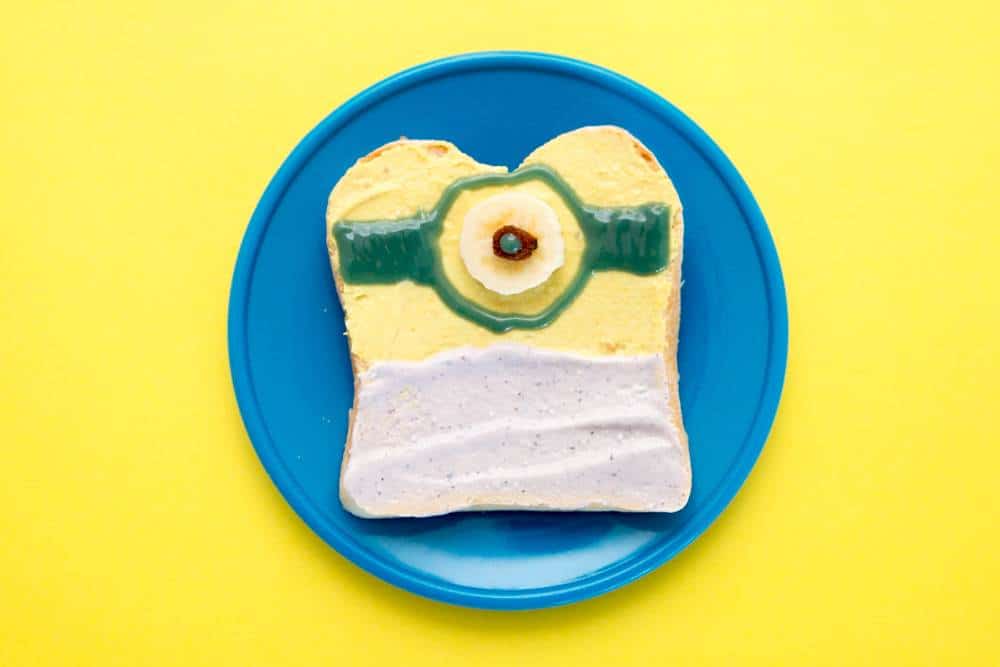 Minion Toast- Cooking With Kids- Healthy food for children