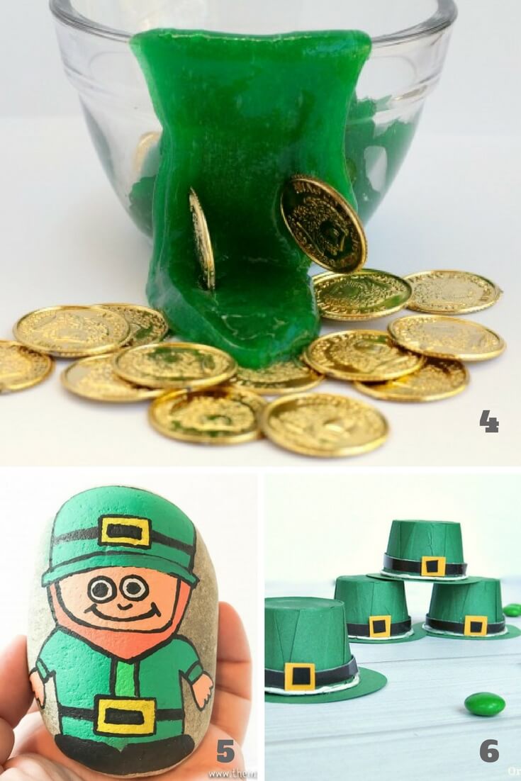 st patrick day theme for preschool crafts with leprechauns