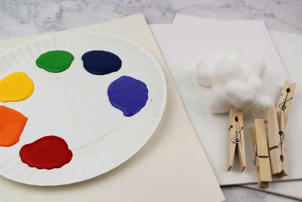 Kid Craft: Cotton Ball Art - Scattered Thoughts of a Crafty Mom by