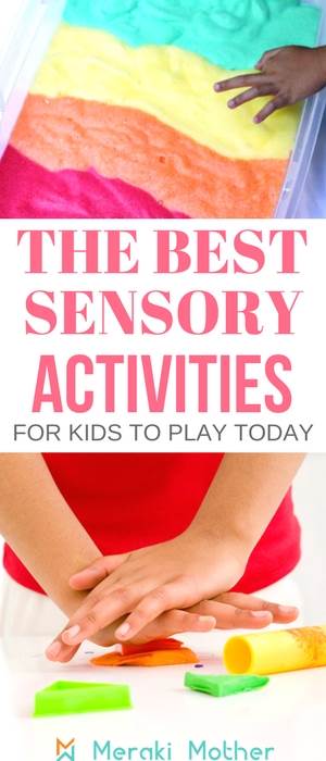 A list with the best sensory activities for kids to play today. sensory activities | sensory activities toddlers | sensory activities for babies | sensory activities for autism | sensory activities for preschoolers | Sensory activities | Sensory Activities for Kids