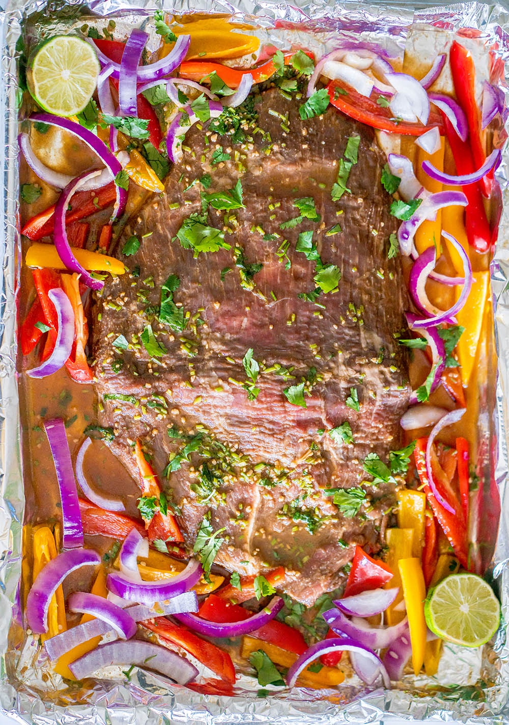 Sheet Pan Steak Fajitas