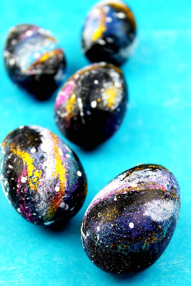 galaxy easter eggs diy