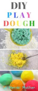 DIY playdough recipe