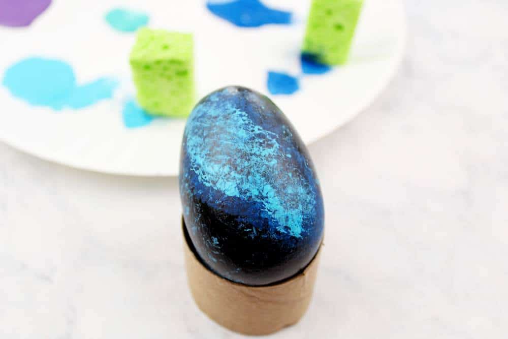 galaxy wood eggs