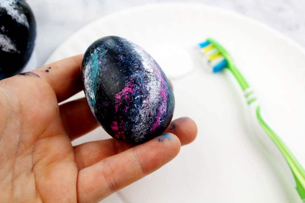 galaxy eggs for easter