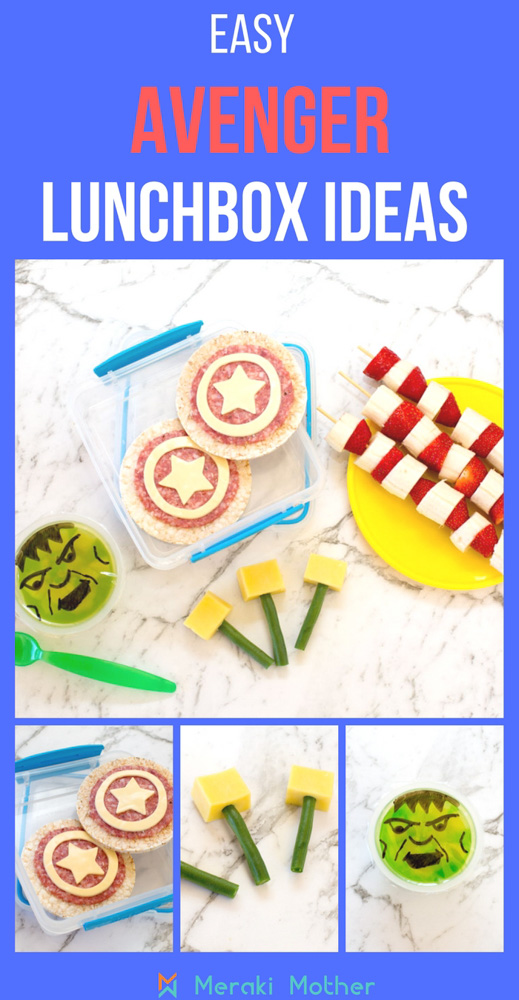 Easy Avengers Theme Lunchbox Ideas