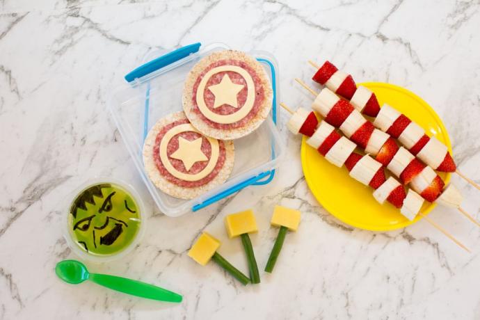 Easy Avengers Theme Lunchbox Ideas