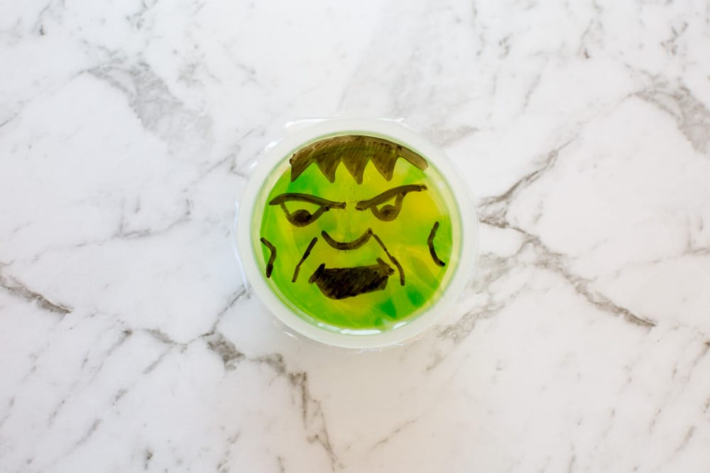 Hulk theme food