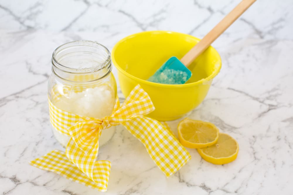 Mint and Lemon Sugar Scrub Recipe