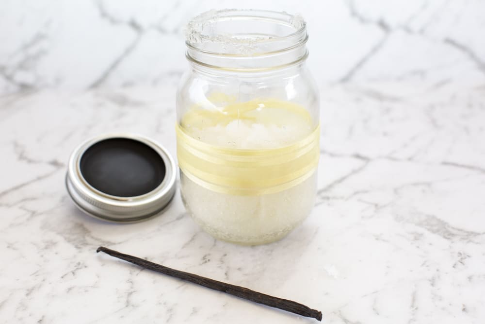 Homemade Vanilla Sugar scrub