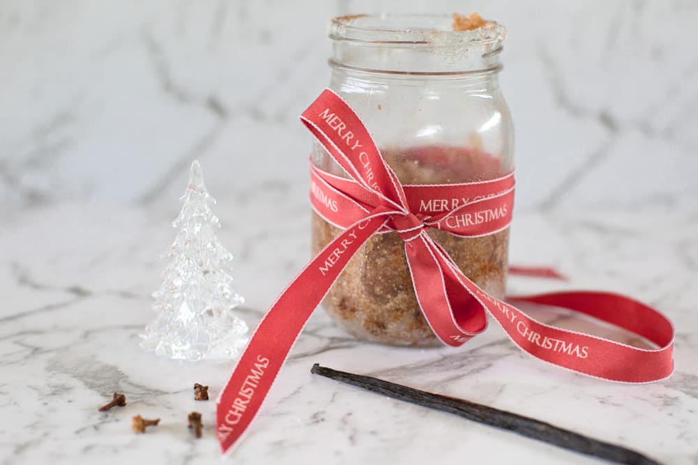 DIY Russian Tea Mason Jar Gift with Photo Gift Tag - Finding Zest