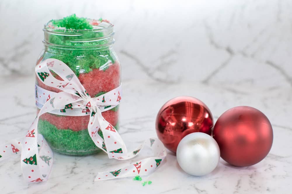 Peppermint Christmas Sugar Scrub