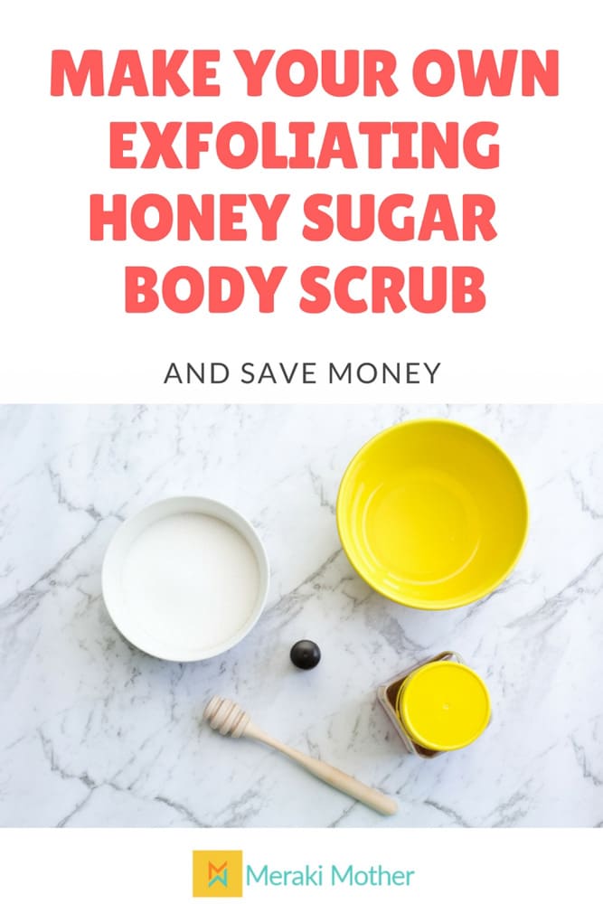 MAKE YOUR OWN-EXFOLIATING-HONEY SUGAR -BODY SCRUB