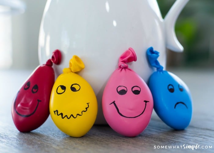 Wacky stress relief balls