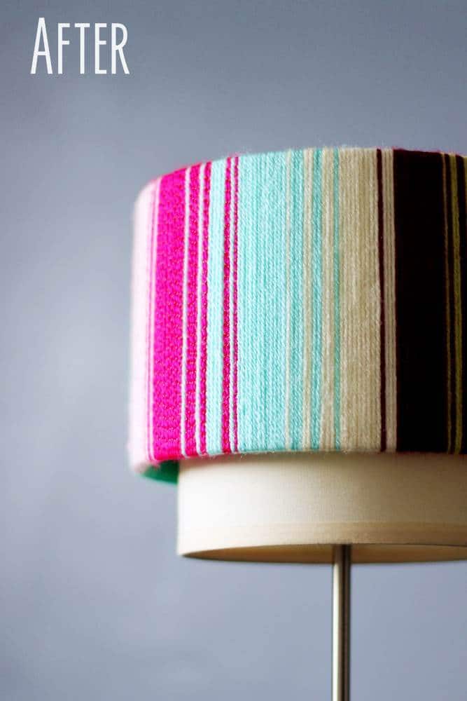 colorful lamp shades