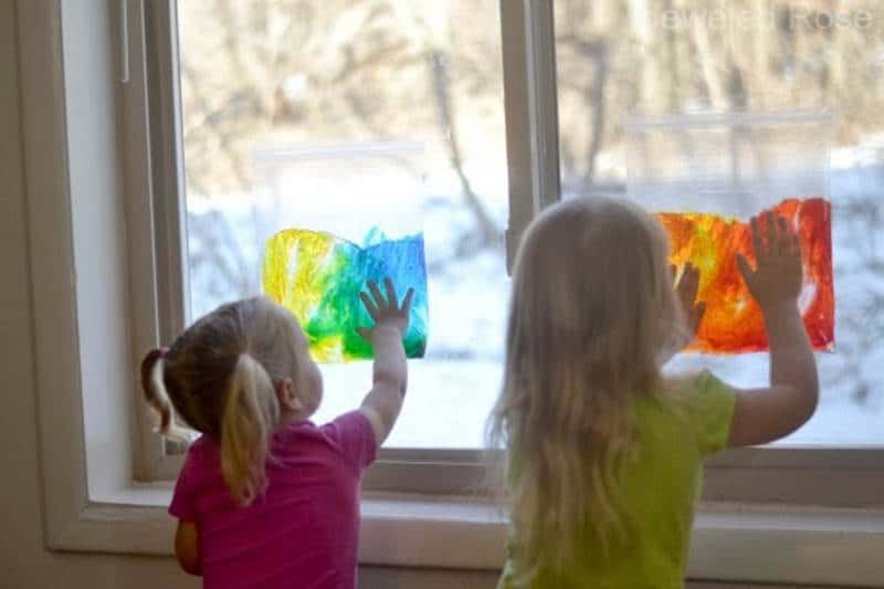 Sun Catcher sensory bag