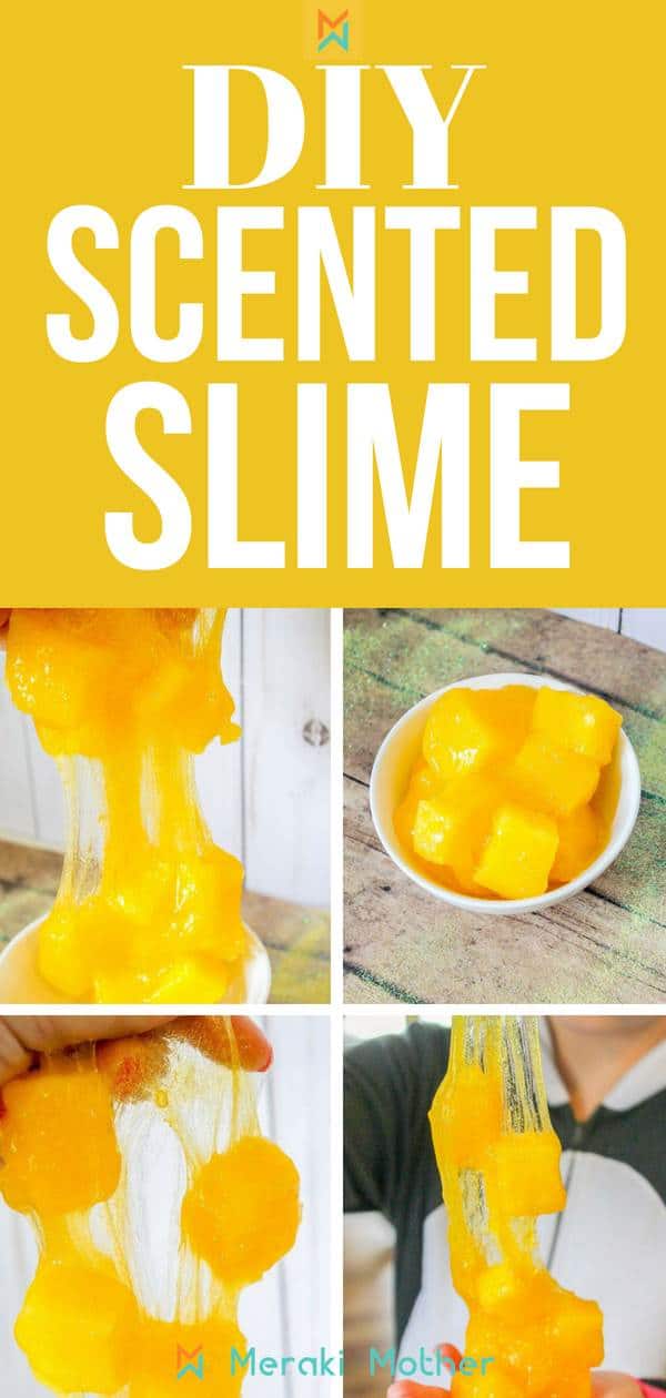 How to Make Naturally Scented Slime - She Lives Free