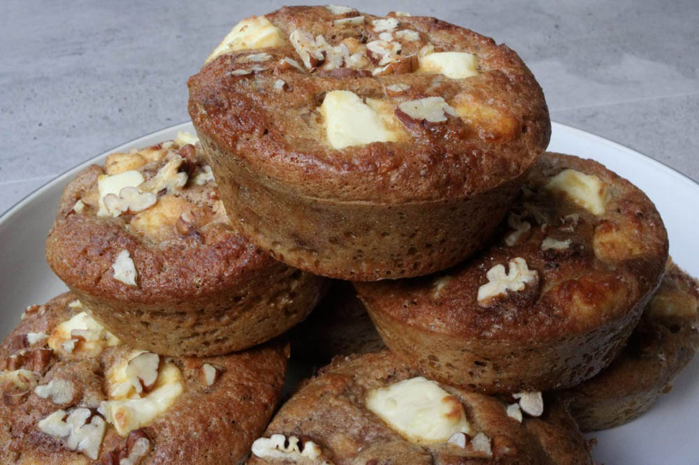 Low Carb Pecan Cheesecake Muffin recipe