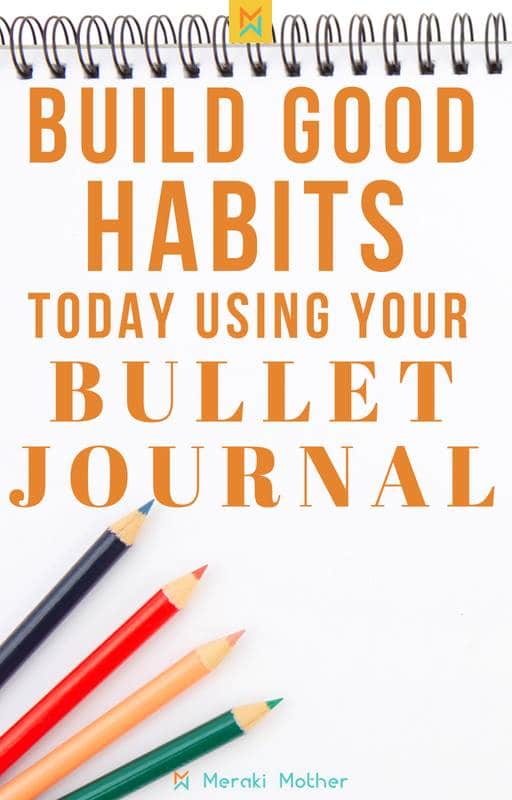 Habit Tracker Bullet Journal Track Your Habits Orange Template