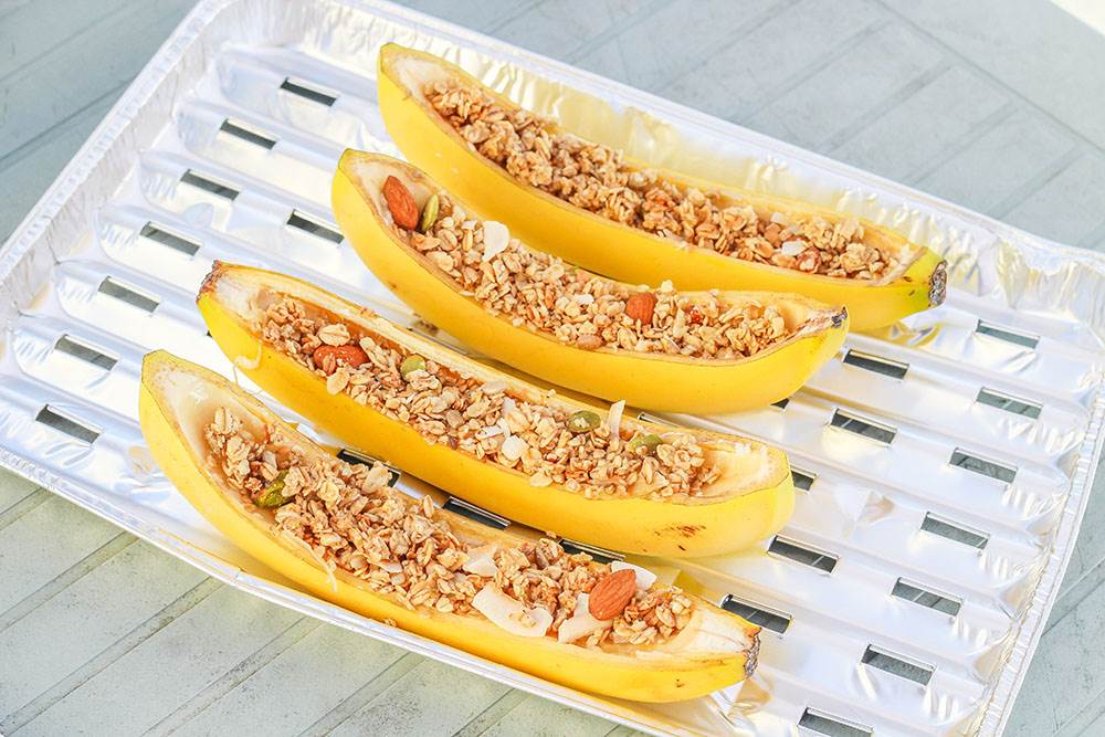 how to make campfire banana boats