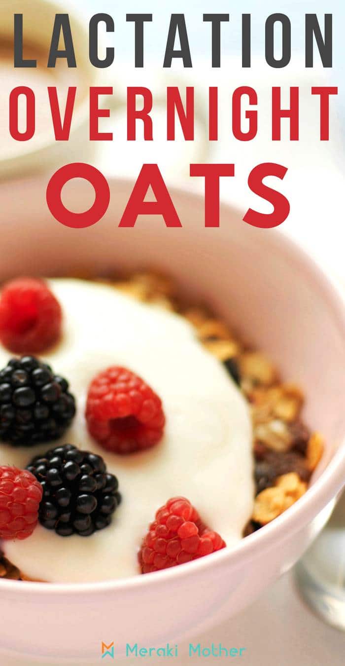 Lactation overnight oats