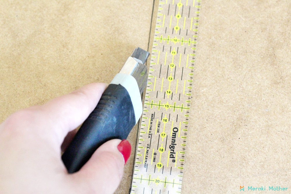 diy supply organizer box cutter