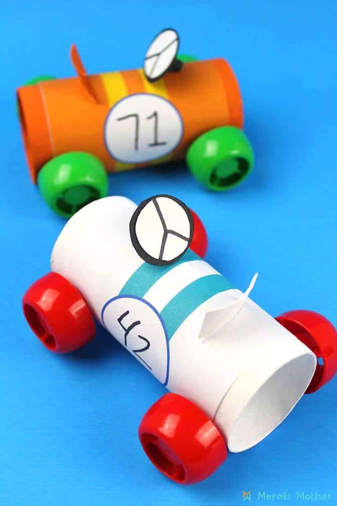 Racing Car Craft For Kids - Meraki Mother