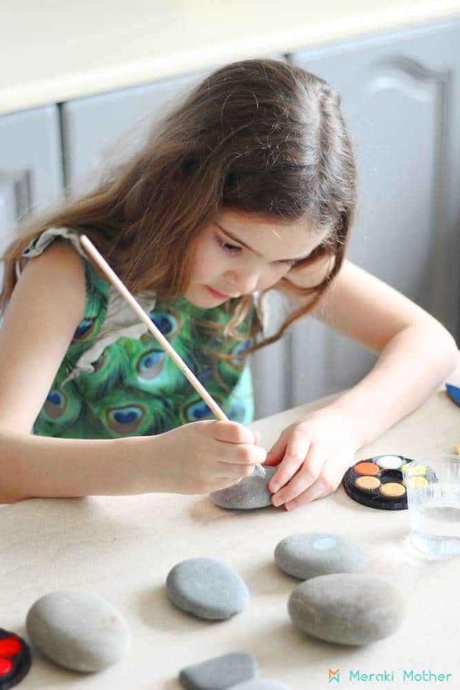 rock painting activity