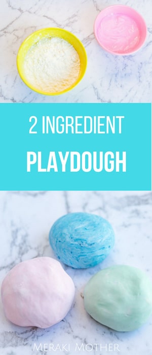 Easiest homemade playdough recipe