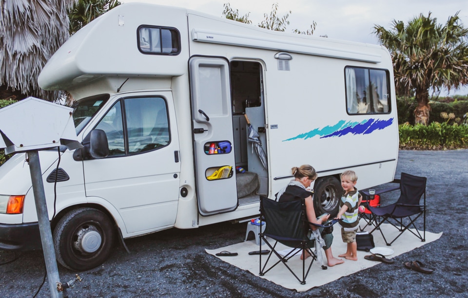 Car seat safety in an RV