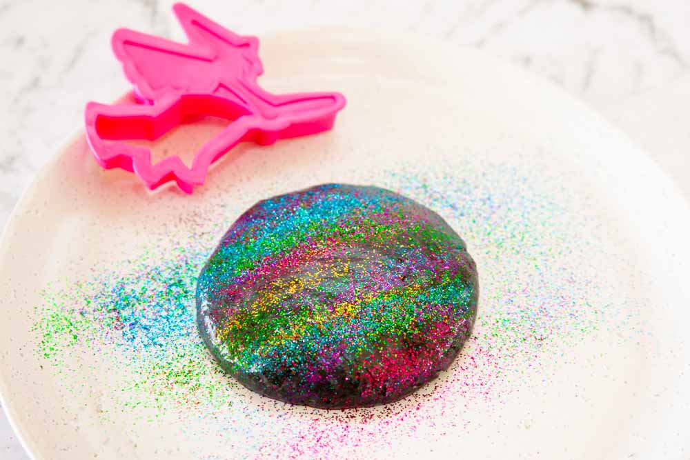 Magic Witch Playdough. Halloween Sensory Play