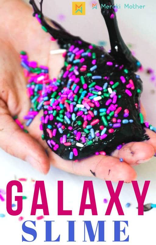 How To Make Galaxy Slime Without Borax Meraki Mother