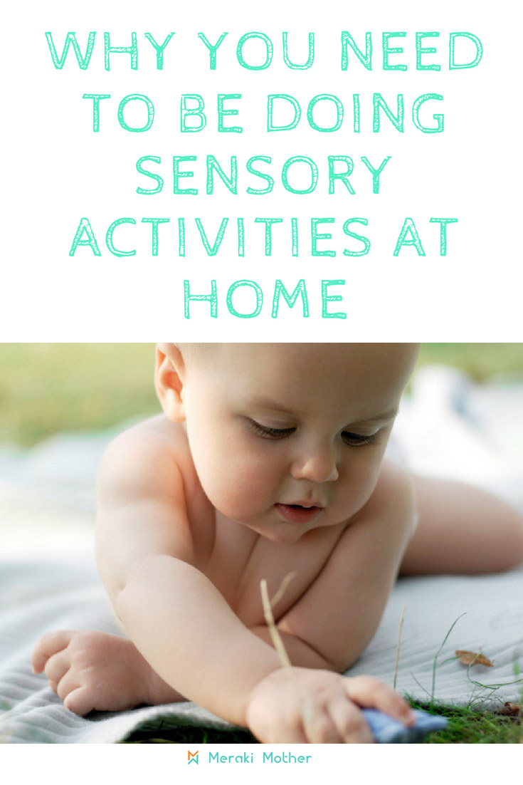 Ideas for sensory activities at home