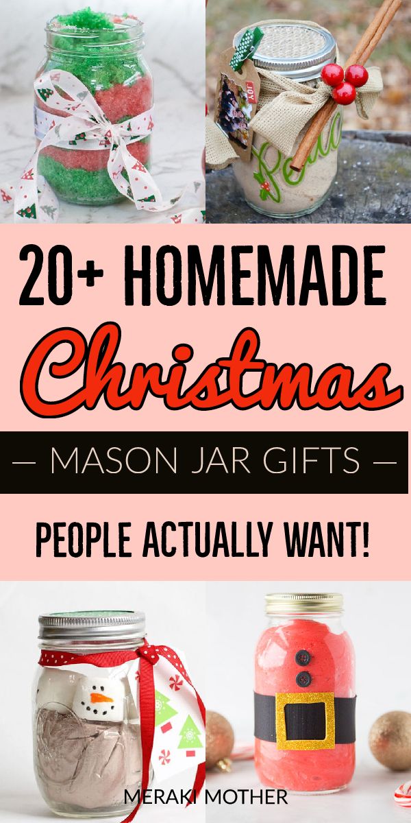 homemade mason jar gifts