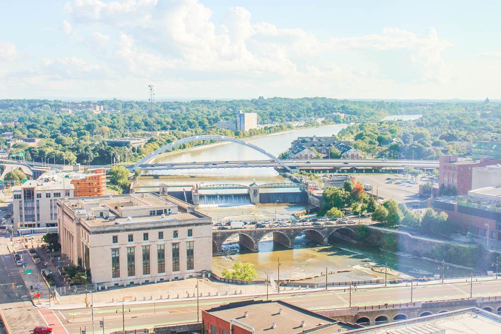 View from Hyatt Rochester Regency