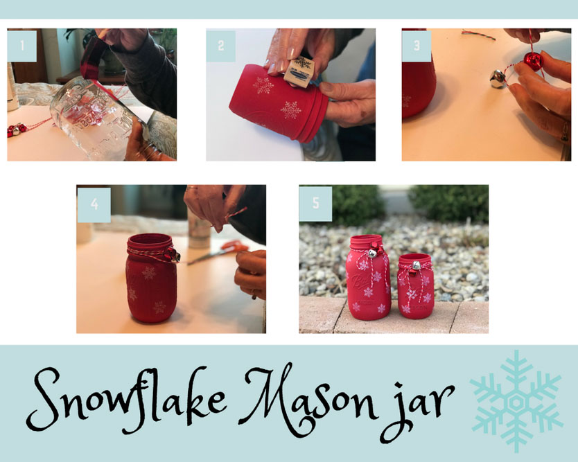 decorate a mason jar