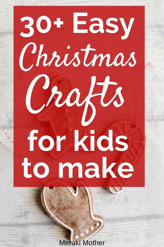 easy Christmas crafts for kids to make