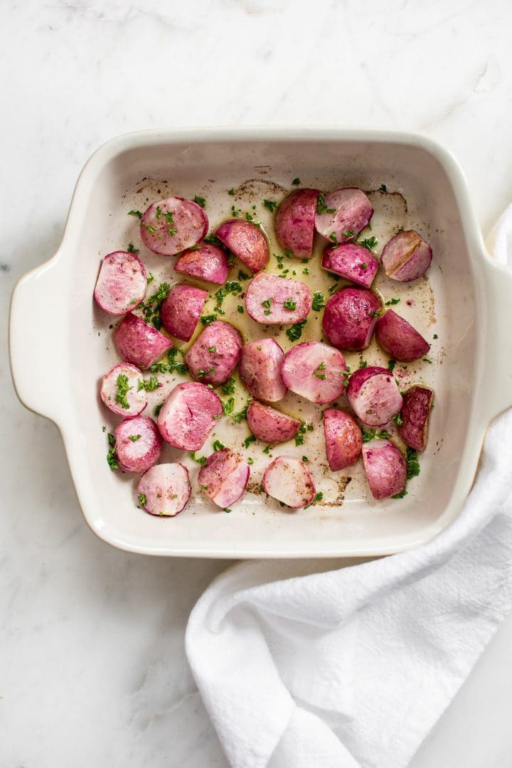 roasted radish