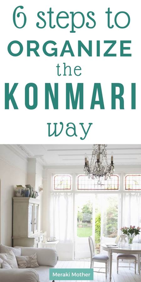 how to organize the konmari method way