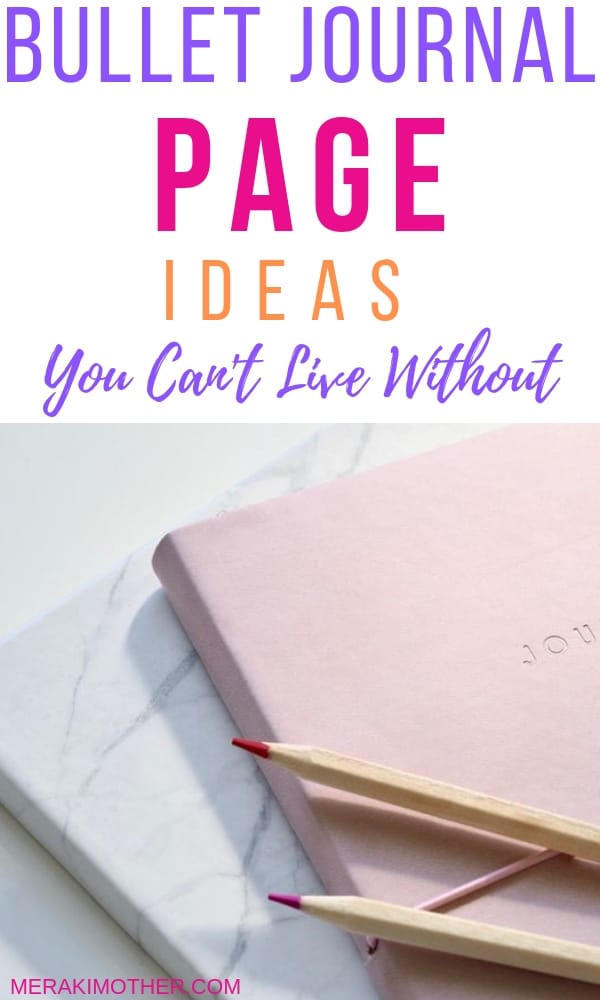Find all the must have Bullet Journal Page Ideas. From habit trackers to goal setting and weekly spread ideas. #bulletjournal #bulletjournalideas #bulletjournalpages #bulletjournallayouts