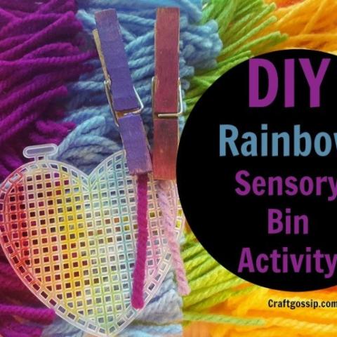 Image for Rainbow Sensory Fine Motor Skills Activity