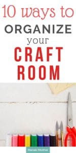 Craft Room Storage Ideas - Meraki Mother