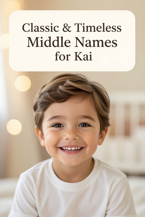 classic middle names for kai