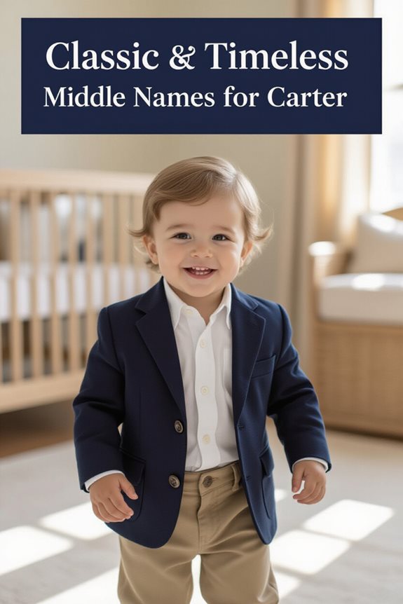 elegant middle names for carter