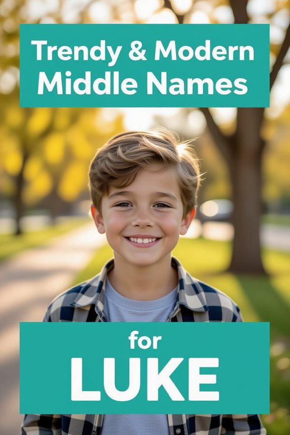 trendy modern middle names